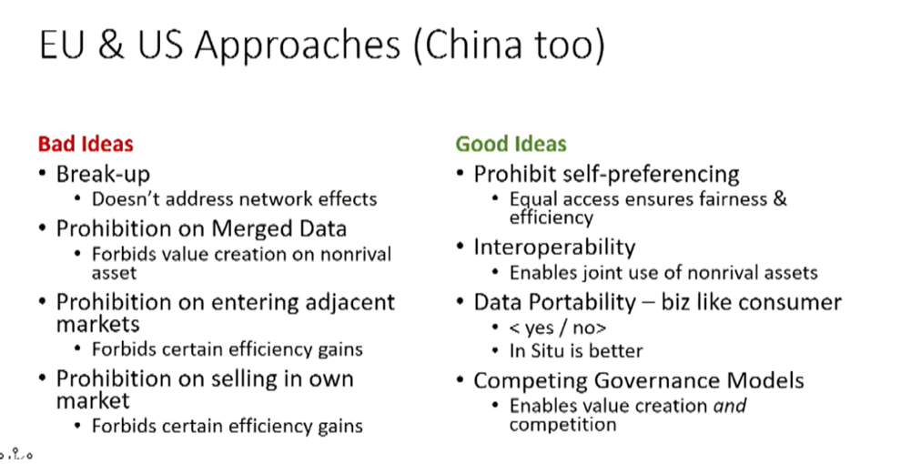 Regulation ideas from Platform Strategy Summit 2021