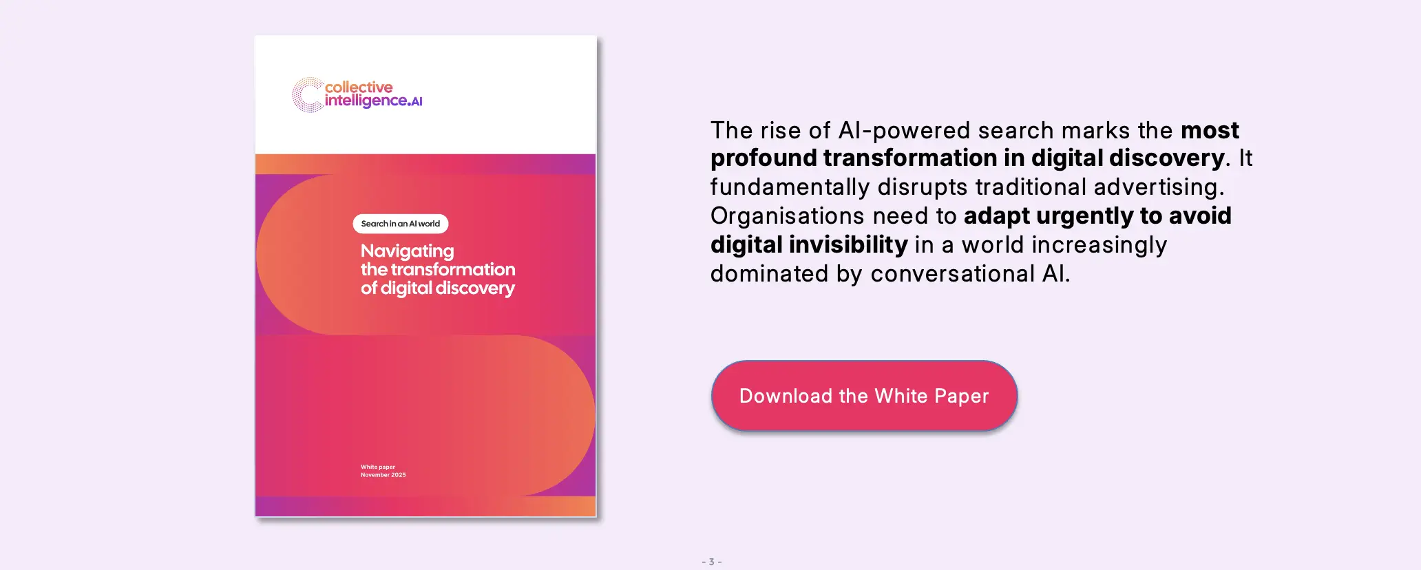 Search Report - Launching Collective Intelligence for AI